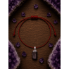 Pulsera mágica activada roja de protección de Turmalina negra