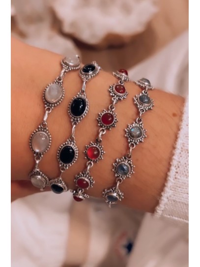 Pulsera 'Carolina' de Ónix | Protección