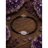 Pulsera de Ónix negro y Virgen de la Milagrosa | Protección y suerte