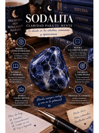 Small Sodalite stone | Intelligence and studies