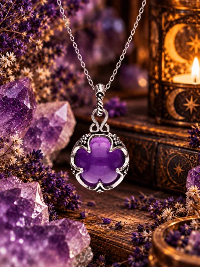 Amethyst 'Gotland' necklace