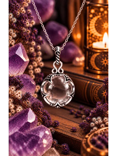 Collar 'Gotland' de Cuarzo cristal