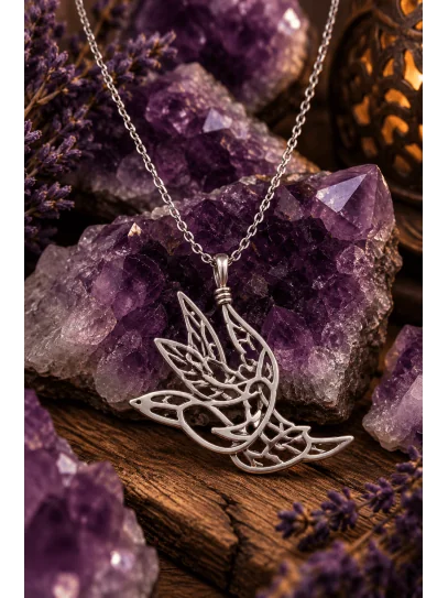 Lucky Hummingbird Necklace ✨ 925 Sterling Silver Protection
