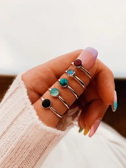Anillo 'Indira' de Ónix
