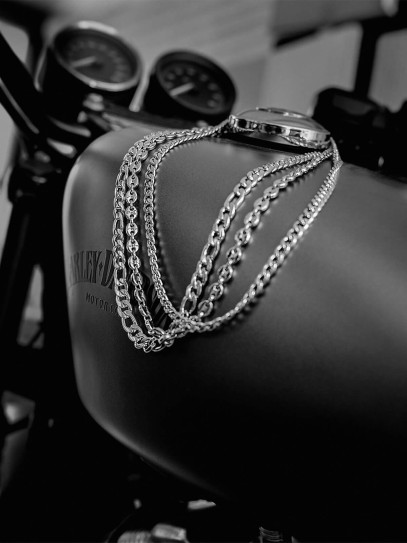 Cadena barbada (60 mm x Acer Inoxidable 316L)