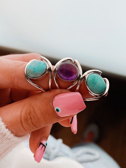 Amethyst 'Sienna' ring