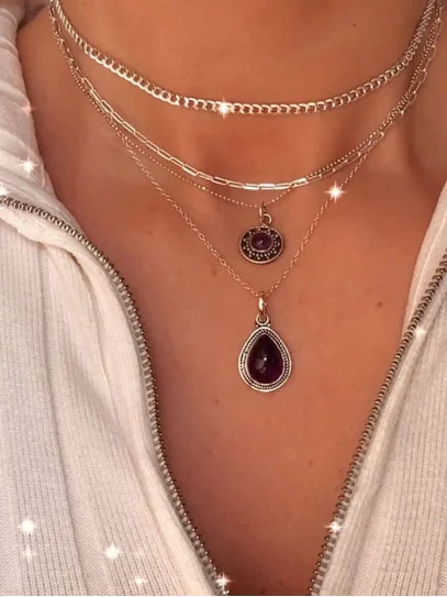 Collar 'Neela' de Amatista
