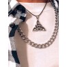 Collar 'Triqueta' de Acero Inoxidable (316L)