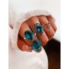 Blue Topaz 'Monroe' ring
