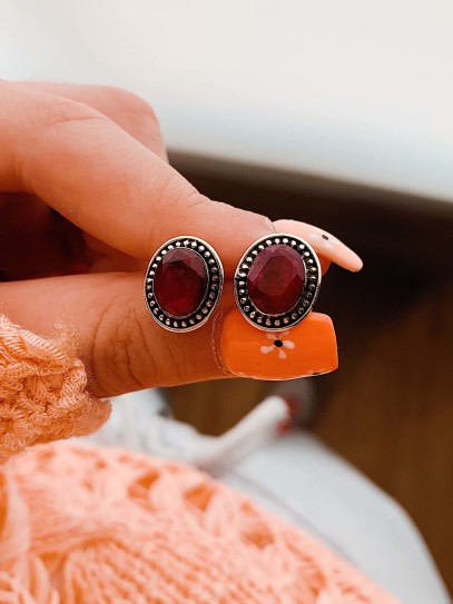 Pendientes 'Carolina' de Rubí