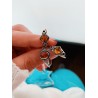 Amber 'Jungle' ring