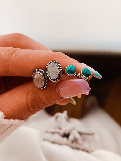 Turquoise 'Indira' earrings