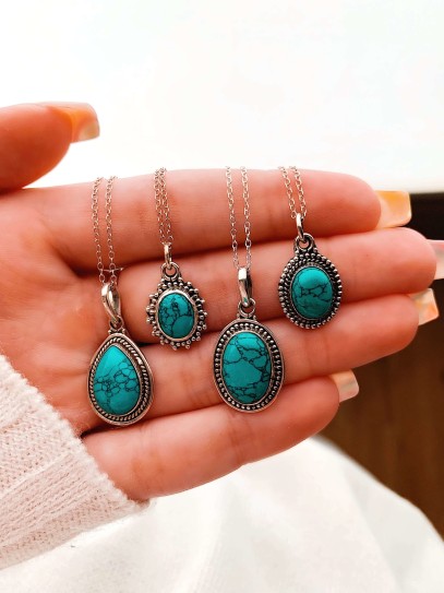 Turquoise 'Kinari' necklace