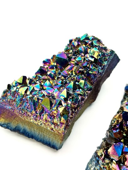 Druse of Titanium Aura Quartz
