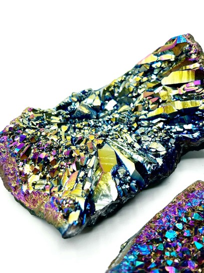 Druse of Titanium Aura Quartz