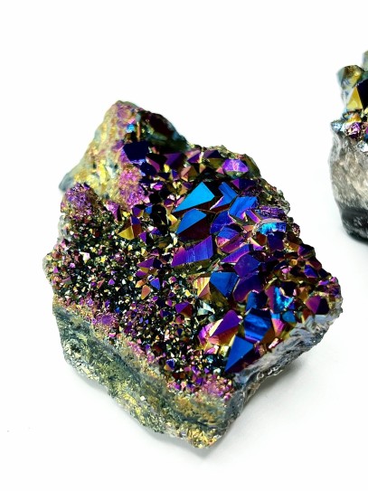 Druse of Titanium Aura Quartz