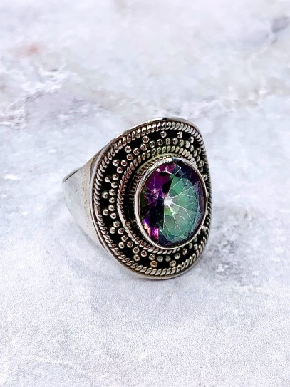 Mystic Topaz 'Carolina' ring
