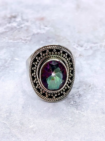 Mystic Topaz 'Carolina' ring