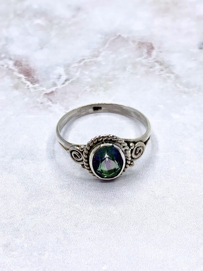 Anell 'Aurea' de Topazi Místic