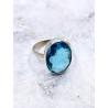 Blue Topaz 'Monroe' ring