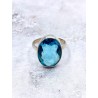 Blue Topaz 'Monroe' ring