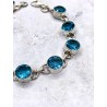 Polsera 'Monroe' de Topazi blau