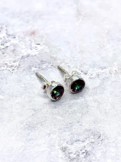 Mystic Topaz 'Indira' earrings