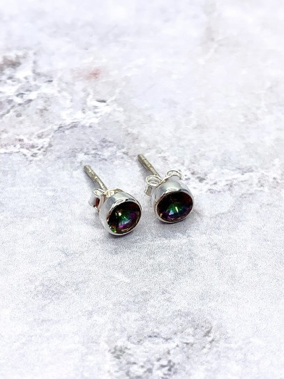 Mystic Topaz 'Indira' earrings