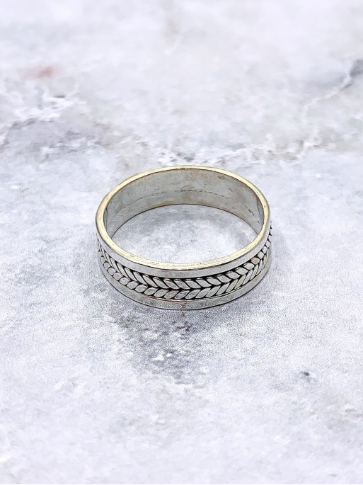 Silver 'Ares' ring
