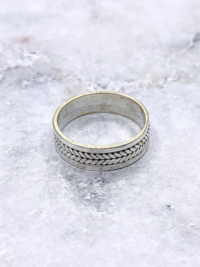 Silver 'Ares' ring