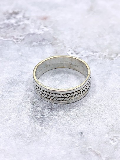 Silver 'Ares' ring
