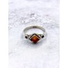 Amber 'Jungle' ring