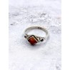 Amber 'Jungle' ring