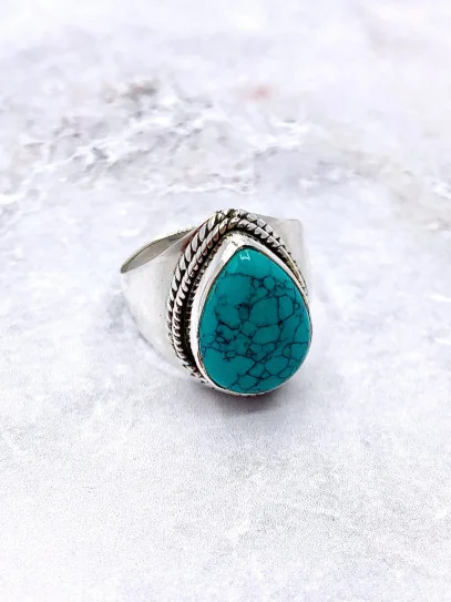 Turquoise 'Navajo' ring