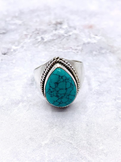 Anillo 'Navajo' de Turquesa
