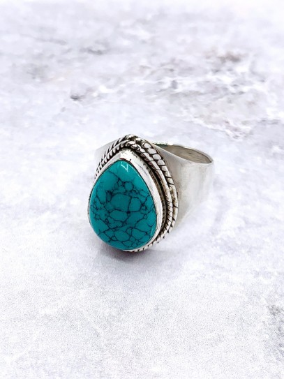 Anillo 'Navajo' de Turquesa