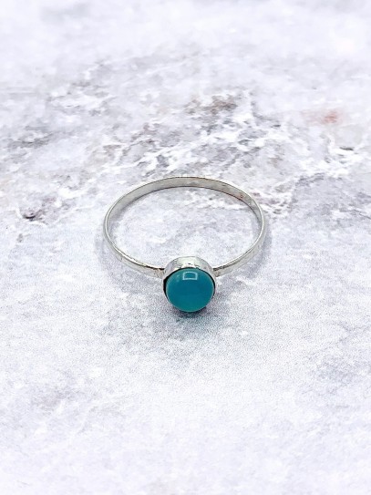 Chalcedony 'Indira' ring