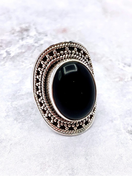 Anillo 'Carolina' de Ónix