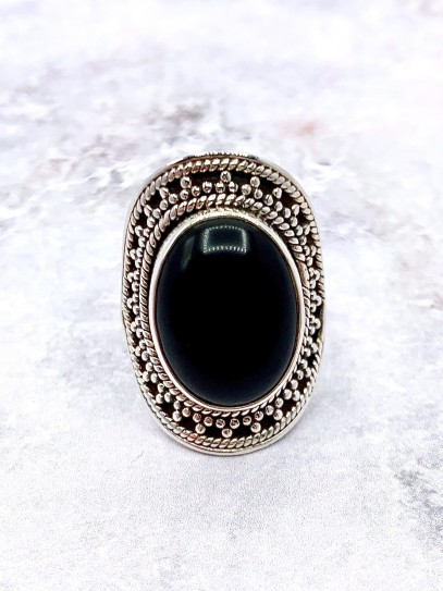 Anillo 'Carolina' de Ónix