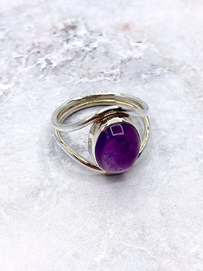 Amethyst 'Sienna' ring