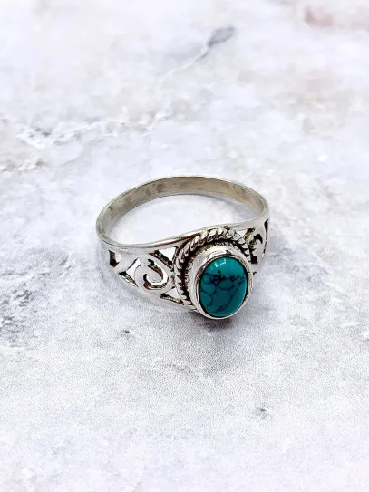 Turquoise 'Ethnic' ring
