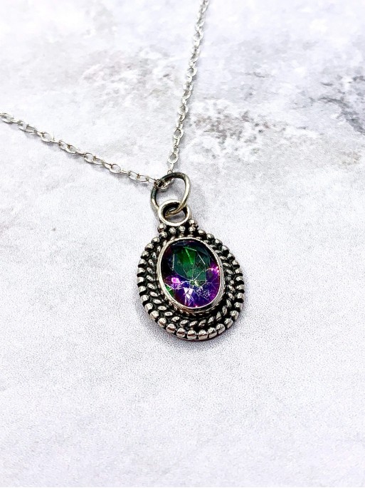 Collar 'Shalimar' de Topacio místico