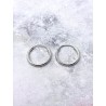 Aros 'Basic' (15 mm x Plata de ley)