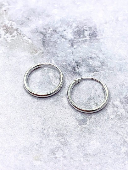 Aros 'Basic' (15 mm x Plata de ley)