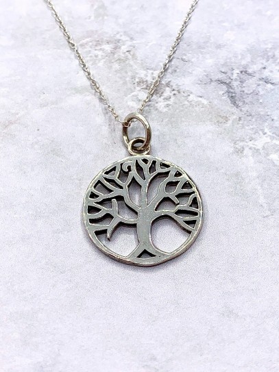 Silver 'Danae' necklace