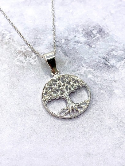 Silver 'Dalia' necklace