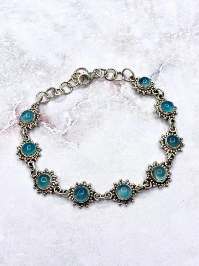Pulsera 'Sun' de Calcedonia | Curativa