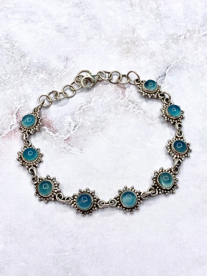 Pulsera 'Sun' de Calcedonia | Curativa