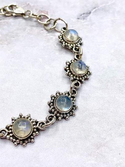 Pulsera 'Sun' de Piedra luna | Intuición