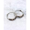 Aros Bali 'Goa Lawah' (12 mm x Plata de ley)